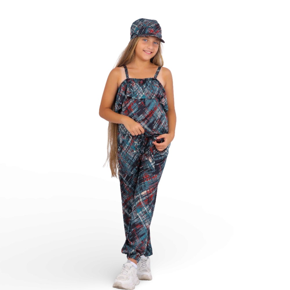 Luxurious Girls’ Silk Satin Outfit